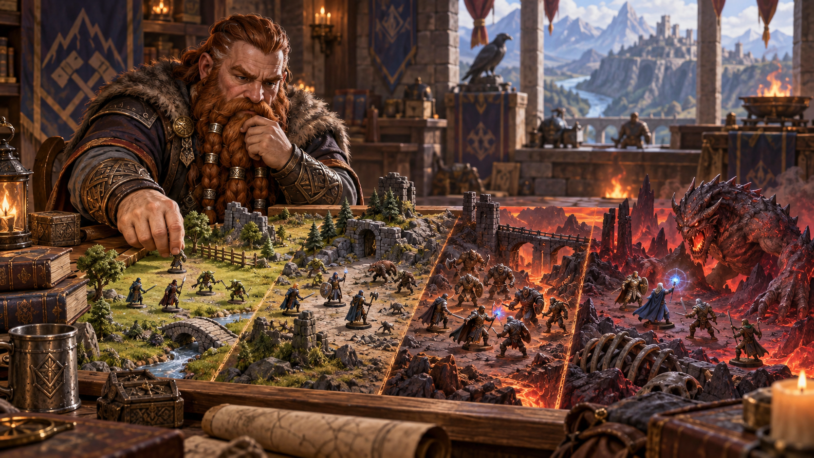 Nhà chiến thuật dwarf so sánh bốn mức độ khó của cuộc chạm trán